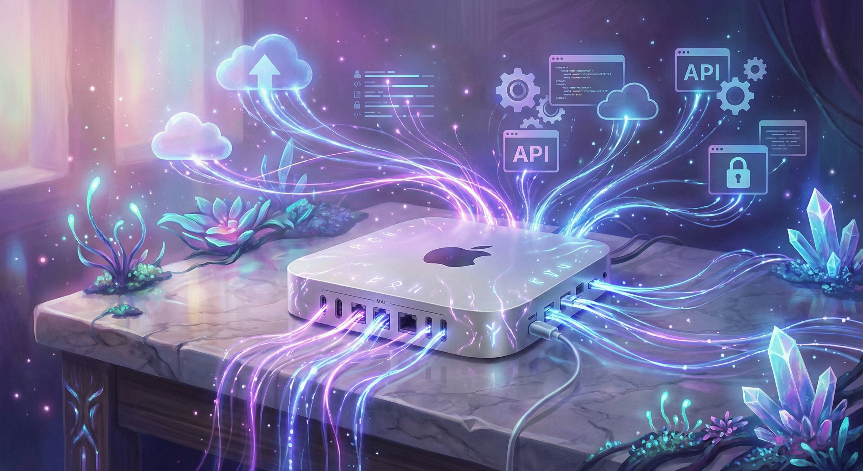 Mac mini as the AI's home